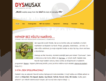 Tablet Screenshot of dysmusax.cz